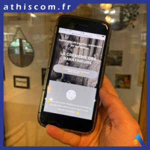 Athiscom, création de sites internet pour la crémerie des Baratineurs à Caen