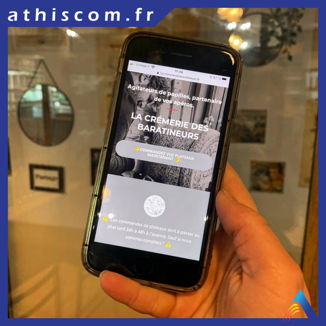 Lire la suite à propos de l’article Athiscom est fier de vous présenter le site internet de la Crémerie des Baratineurs à Caen